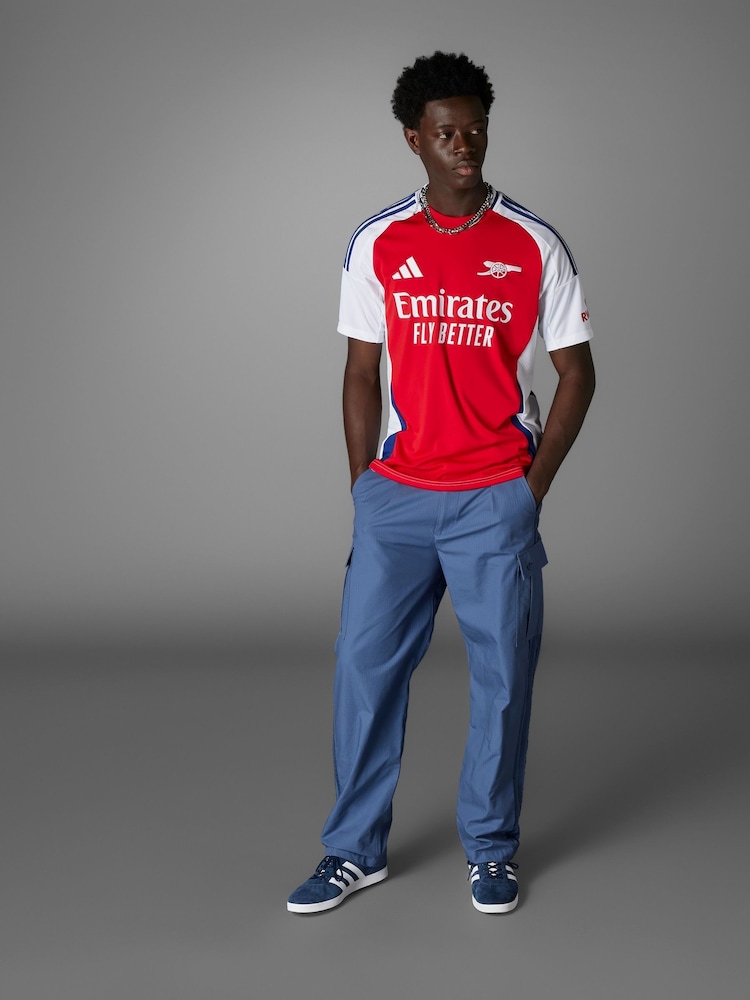 adidas Red/White Arsenal 24/25 Home Jersey - Image 10 of 21