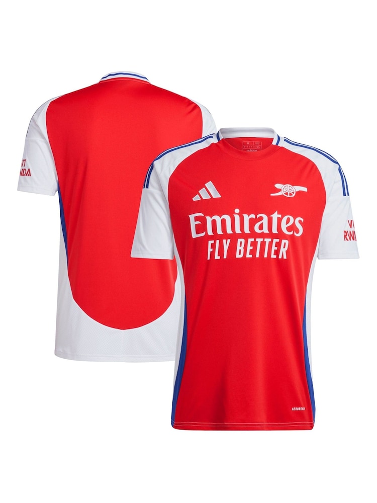 adidas Red/White Arsenal 24/25 Home Jersey - Image 19 of 21
