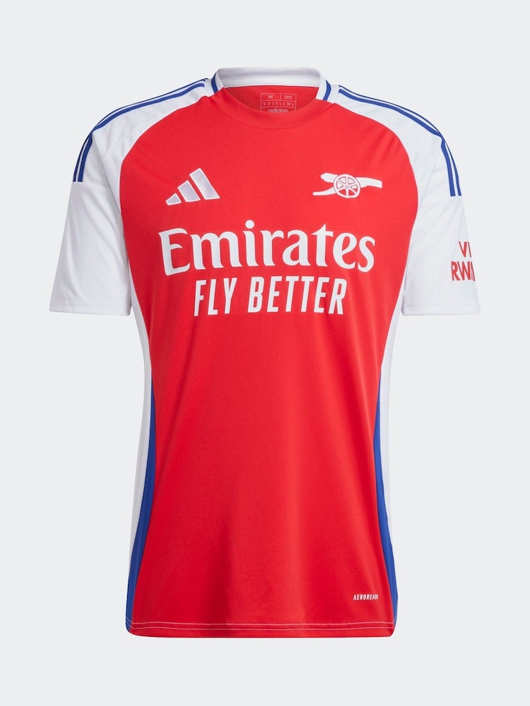 adidas Red/White Arsenal 24/25 Home Jersey - Image 20 of 21