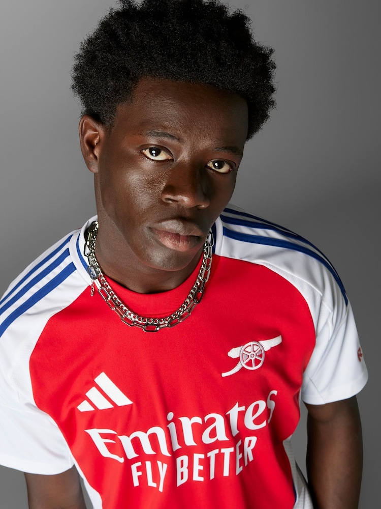 adidas Red/White Arsenal 24/25 Home Jersey - Image 5 of 21