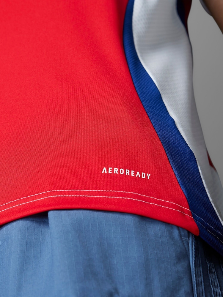 adidas Red/White Arsenal 24/25 Home Jersey - Image 8 of 21