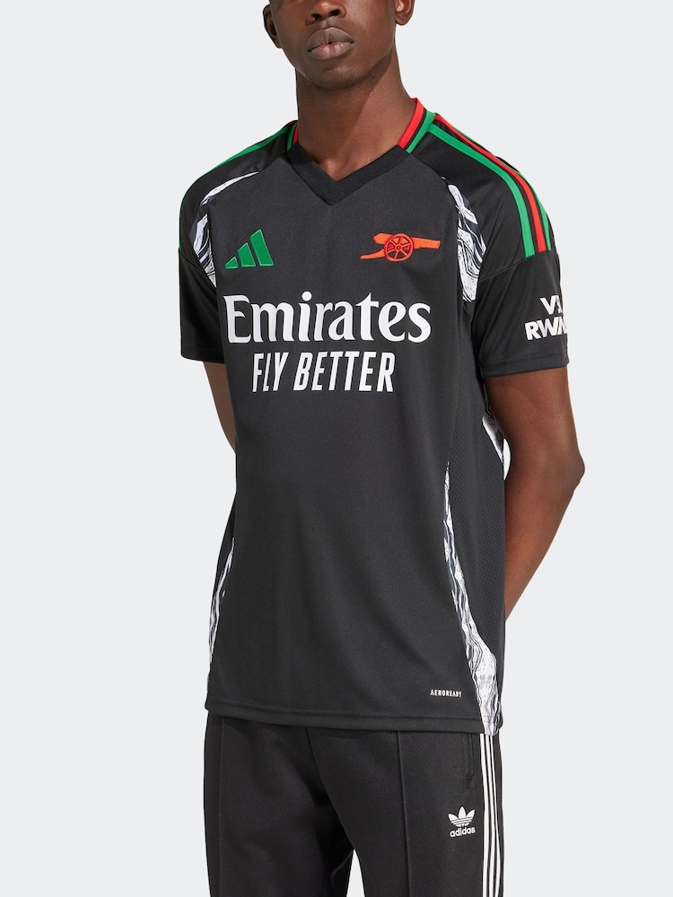 adidas Black Arsenal 24/25 Away Jersey - Image 14 of 18