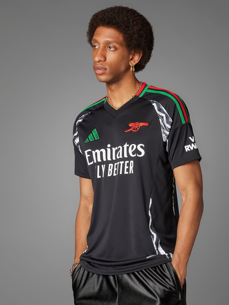 adidas Black Arsenal 24/25 Away Jersey - Image 3 of 18