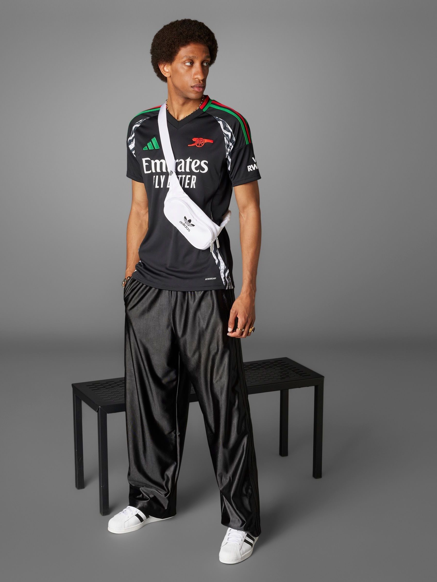 Buy adidas Black Arsenal 24/25 Away Jersey from Next Singapore