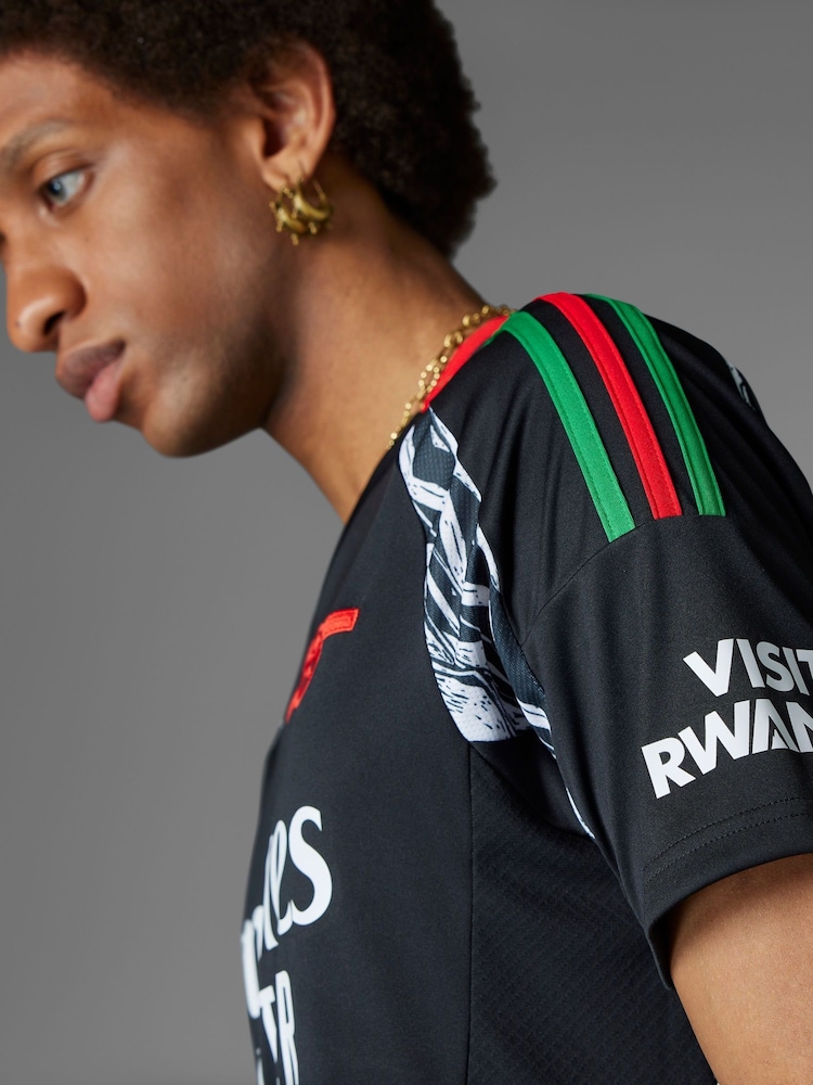 adidas Black Arsenal 24/25 Away Jersey - Image 8 of 18