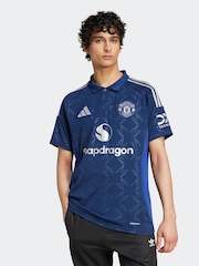 adidas Navy Manchester United 24/25 Away Jersey - Image 1 of 15