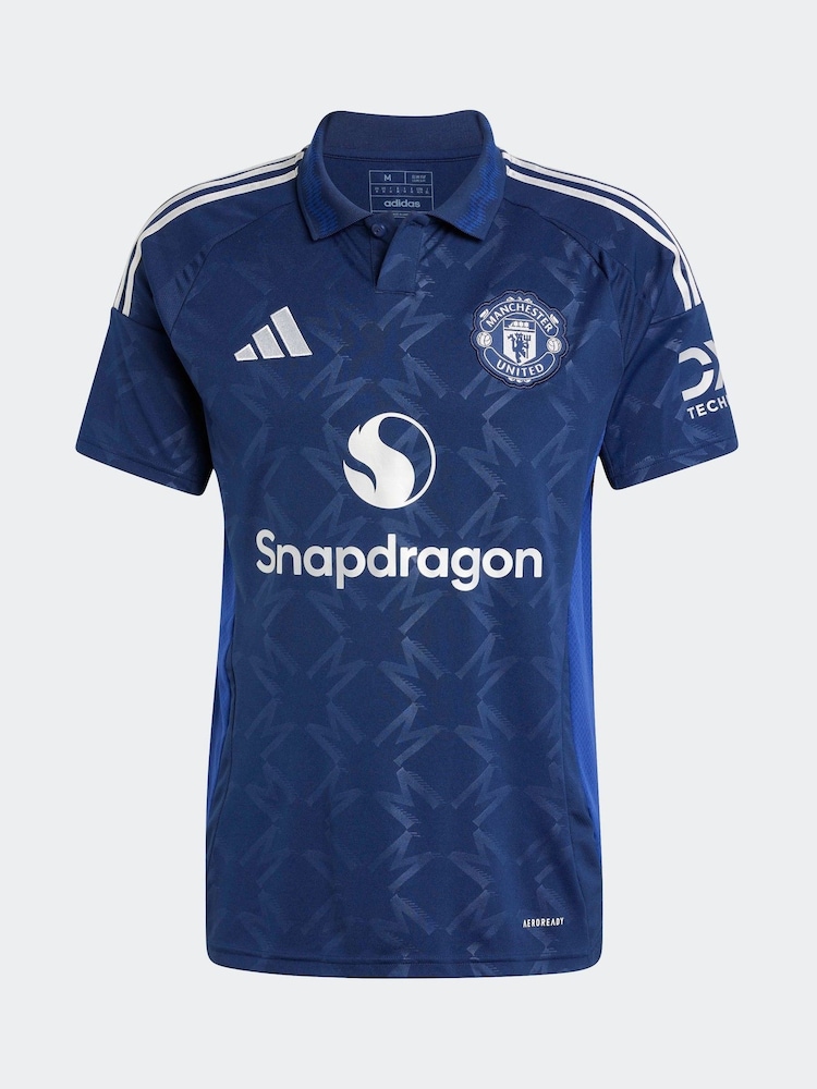 adidas Navy Manchester United 24/25 Away Jersey - Image 13 of 15