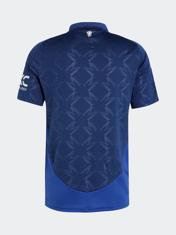adidas Navy Manchester United 24/25 Away Jersey - Image 14 of 15