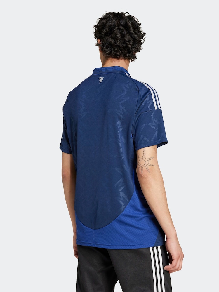 adidas Navy Manchester United 24/25 Away Jersey - Image 2 of 15