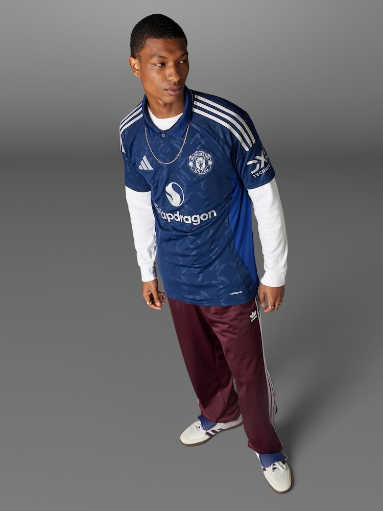 adidas Navy Manchester United 24/25 Away Jersey - Image 3 of 15