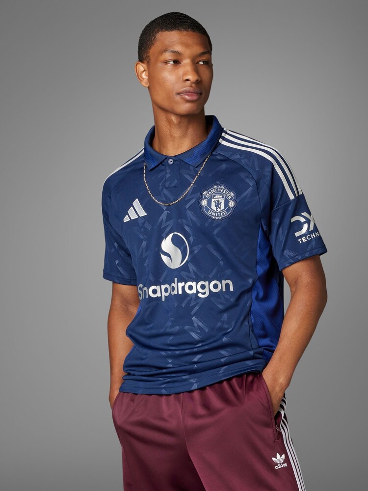 adidas Navy Manchester United 24/25 Away Jersey - Image 4 of 15