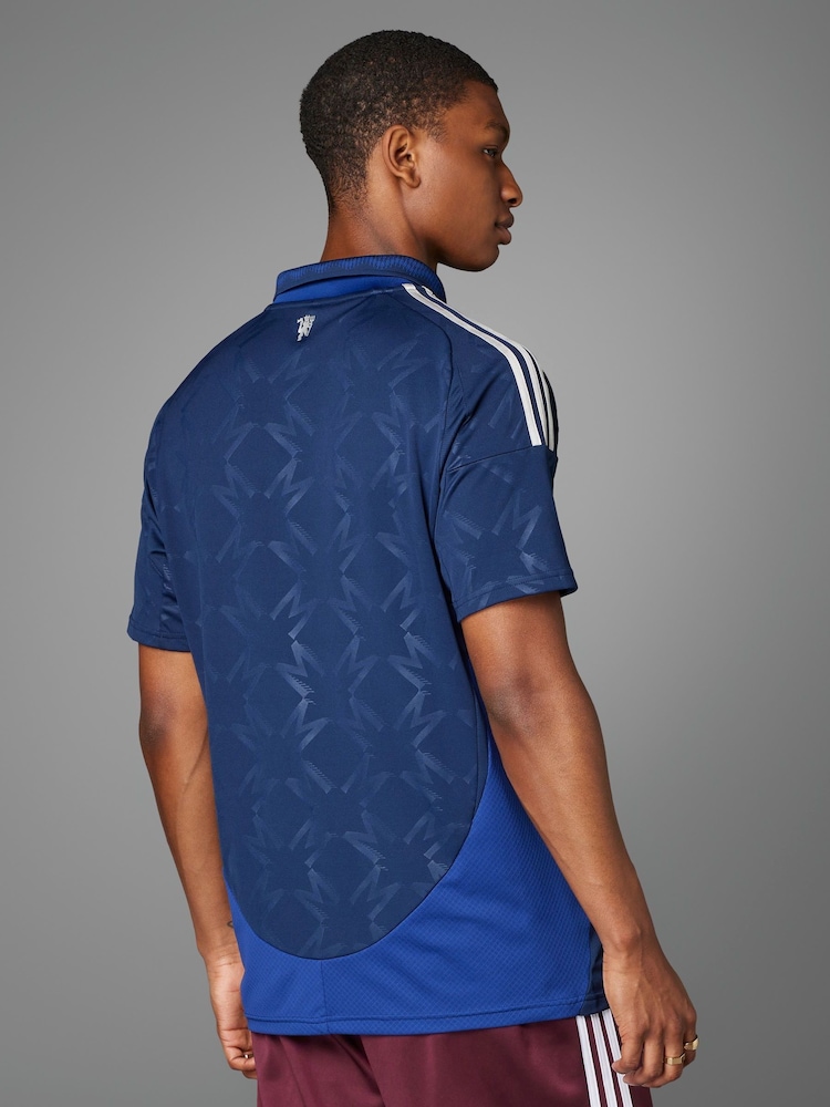 adidas Navy Manchester United 24/25 Away Jersey - Image 5 of 15