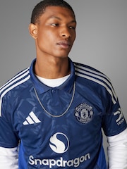 adidas Navy Manchester United 24/25 Away Jersey - Image 6 of 15