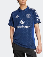 adidas Navy Manchester United 24/25 Away Jersey - Image 9 of 15