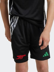 adidas Black Kids Arsenal 24/25 Away Shorts - Image 4 of 6