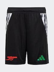 adidas Black Kids Arsenal 24/25 Away Shorts - Image 6 of 6