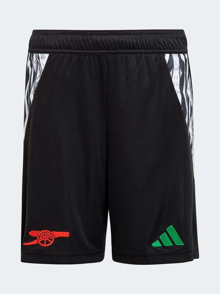 adidas Black Kids Arsenal 24/25 Away Shorts - Image 6 of 6