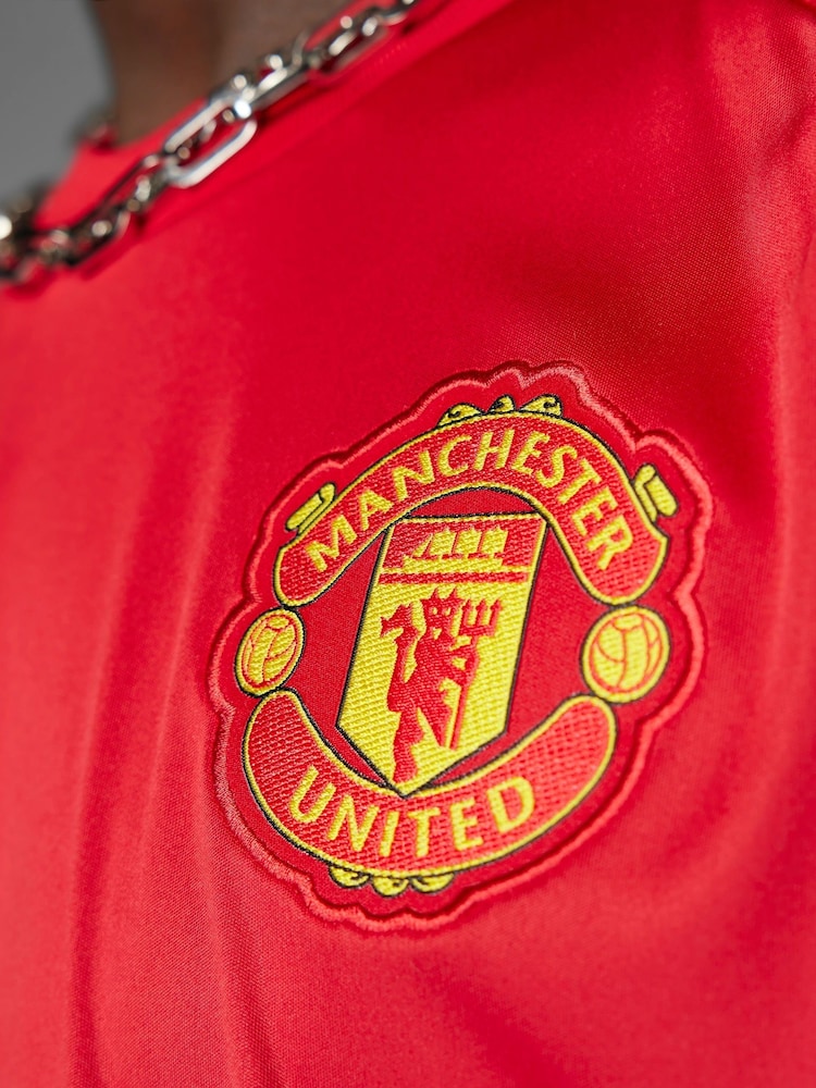 adidas Red Manchester United 24/25 Home Jersey - Image 6 of 19