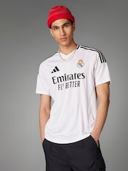 adidas White Real Madrid 24/25 Home Jersey - Image 1 of 18