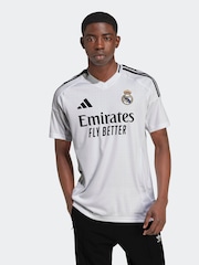 adidas White Real Madrid 24/25 Home Jersey - Image 11 of 18