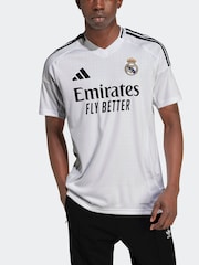 adidas White Real Madrid 24/25 Home Jersey - Image 12 of 18