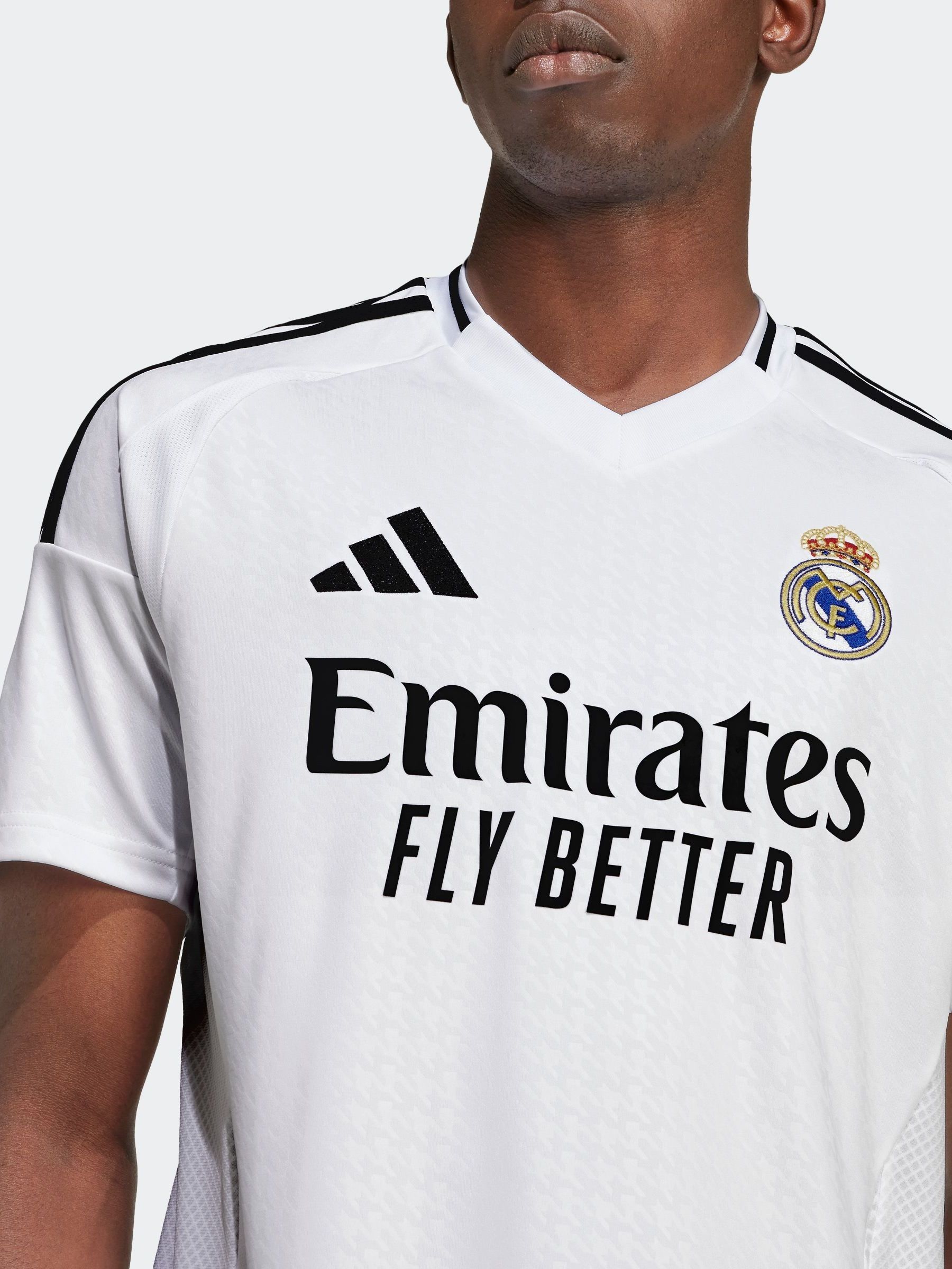 adidas Real Madrid 24/25 Home Authentic Jersey White Men's