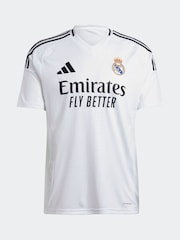 adidas White Real Madrid 24/25 Home Jersey - Image 17 of 18