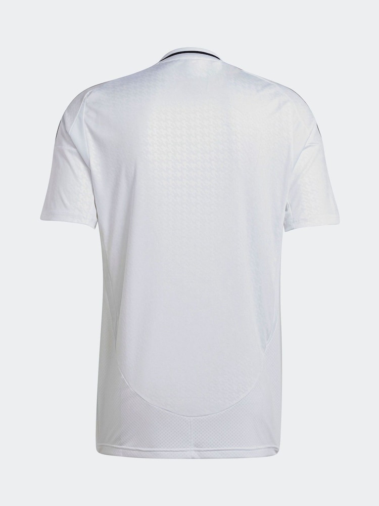 adidas White Real Madrid 24/25 Home Jersey - Image 18 of 18