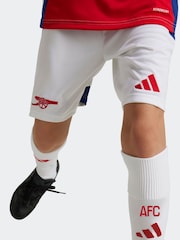 adidas White Kids Arsenal 24/25 Home Shorts - Image 3 of 8