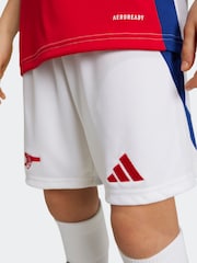 adidas White Kids Arsenal 24/25 Home Shorts - Image 5 of 8