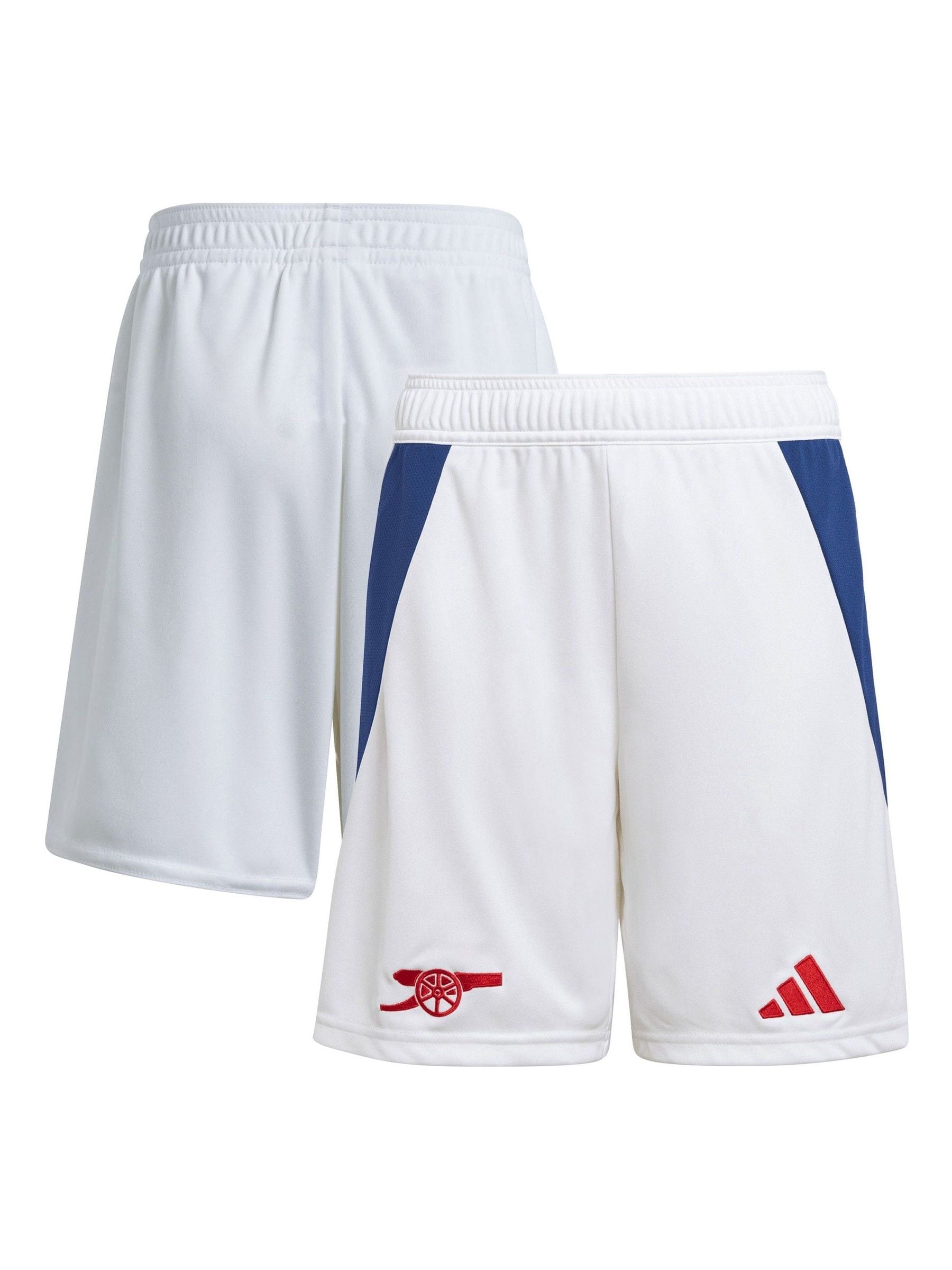 Kids arsenal away shorts sales