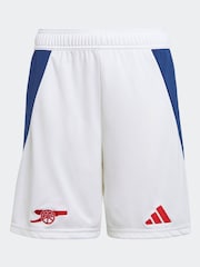 adidas White Kids Arsenal 24/25 Home Shorts - Image 7 of 8
