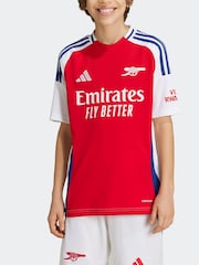 adidas Red/White Kids Arsenal 24/25 Home Jersey - Image 4 of 9