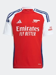 adidas Red/White Kids Arsenal 24/25 Home Jersey - Image 8 of 9