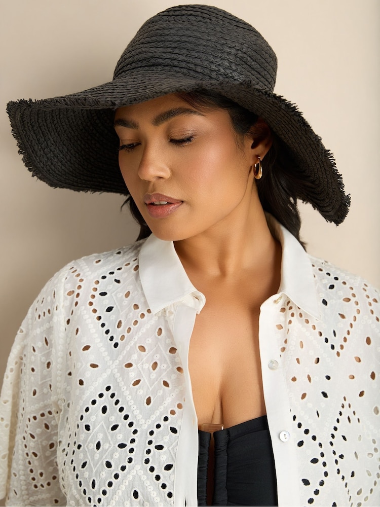 Live Unlimited White Broderie Shirt Midaxi Dress - Image 2 of 6 Live Unlimited White Broderie Shirt Midaxi Dress - Image 2 of 6