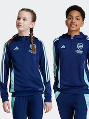 adidas Navy Kids Arsenal Tiro 24 Training Hoodie - Image 1 of 6