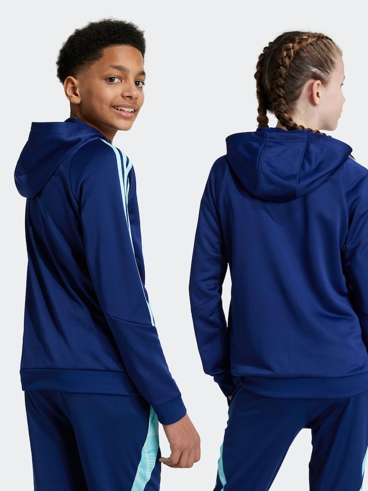 adidas Navy Kids Arsenal Tiro 24 Training Hoodie - Image 2 of 6