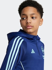 adidas Navy Kids Arsenal Tiro 24 Training Hoodie - Image 4 of 6