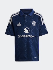 adidas Navy Kids Manchester United 24/25 Away Mini Kit - Image 9 of 13