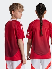 adidas Red Kids Manchester United 24/25 Home Jersey - Image 2 of 8