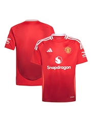 adidas Red Kids Manchester United 24/25 Home Jersey - Image 6 of 8