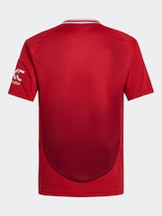 adidas Red Kids Manchester United 24/25 Home Jersey - Image 8 of 8