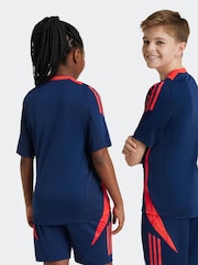 adidas Navy/Red Kids Manchester United Pre Match Tiro 24 Training Jersey - Image 2 of 7