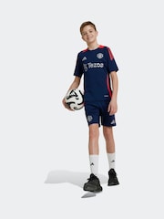 adidas Navy/Red Kids Manchester United Tiro 24 Training Shorts - Image 3 of 6