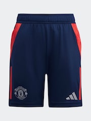 adidas Navy/Red Kids Manchester United Tiro 24 Training Shorts - Image 6 of 6