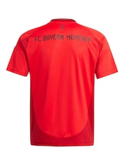 adidas Red Kids FC Bayern 24/25 Home Jersey T-Shirt - Image 10 of 10