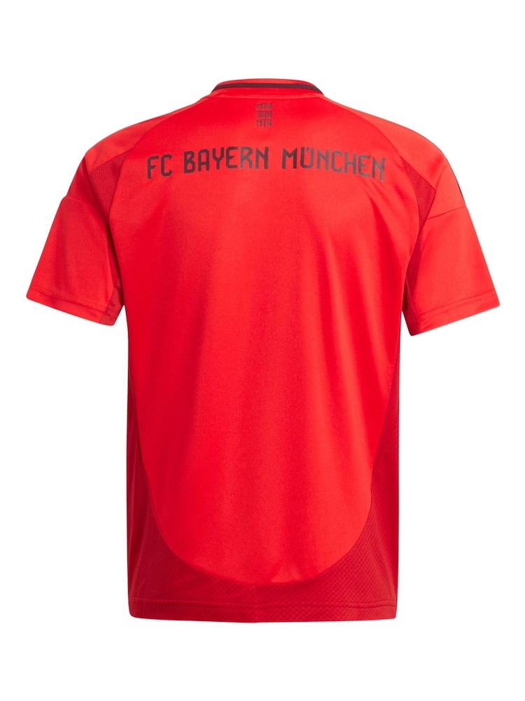 adidas Red Kids FC Bayern 24/25 Home Jersey T-Shirt - Image 10 of 10