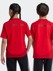 adidas Red Kids FC Bayern 24/25 Home Jersey T-Shirt - Image 2 of 10