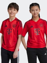 adidas Red Kids FC Bayern 24/25 Home Jersey T-Shirt - Image 3 of 10