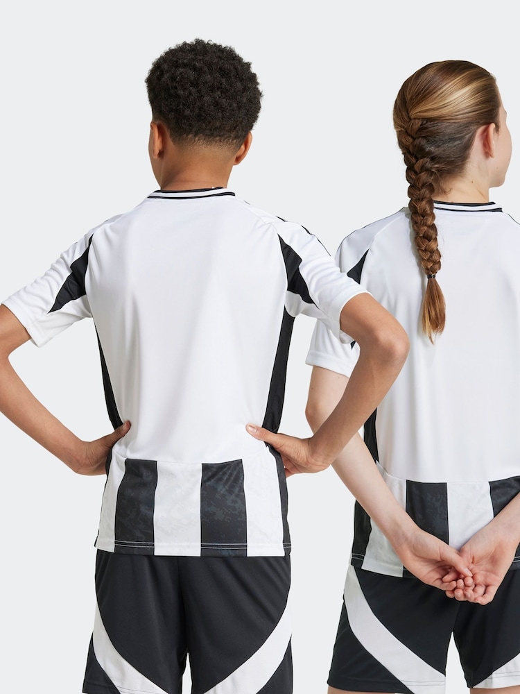 adidas White/Black Kids Juventus 24/25 Home Jersey - Image 2 of 8